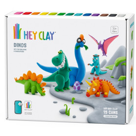 Hey Clay - Dinos - 15 cans