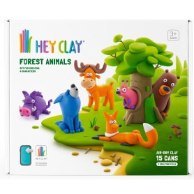 Hey Clay - Forest Animals - 15 cans