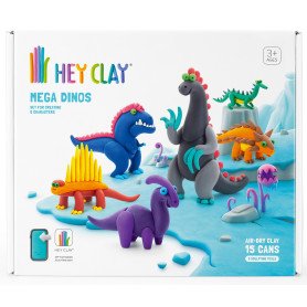 Hey Clay - Mega Dinosaurussen - 15 potjes