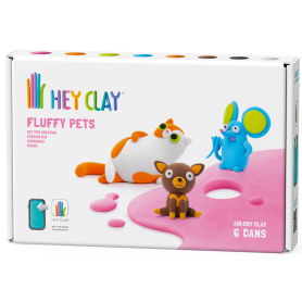 Hey Clay - Fluffy Pets - Cat, Chihuahua & Mouse
