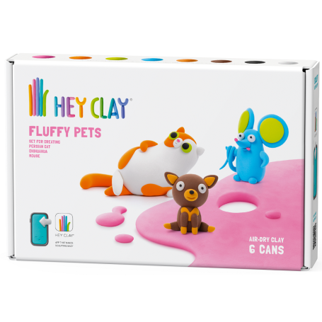 Hey Clay - Fluffy Pets - Cat, Chihuahua & Mouse