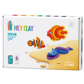 Hey Clay - Ocean - Clownfish, Discus Fish & Eel