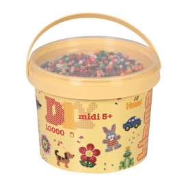 Hama Midi beads in bucket -10.000 pcs. - 67