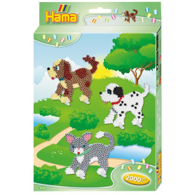 Hama Beads Dogs and Cat set 2000 pcs.