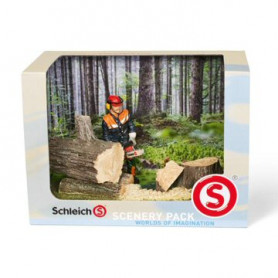 Schleich 41806 Box Set: Forestry Scene Pack