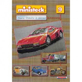 Ministeck boek nr. 9 Auto`s, trucks en motoren