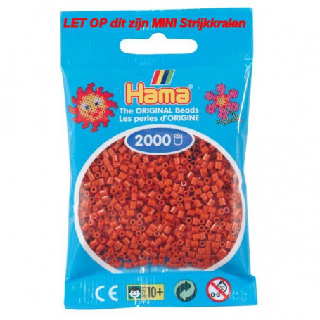 Hama mini beads color 20 Reddish Brown