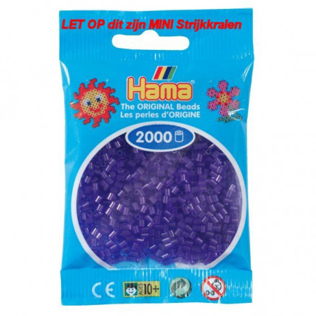 Hama mini beads color 24 Translucent Purple
