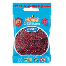 Hama mini beads color 30 Burgundy