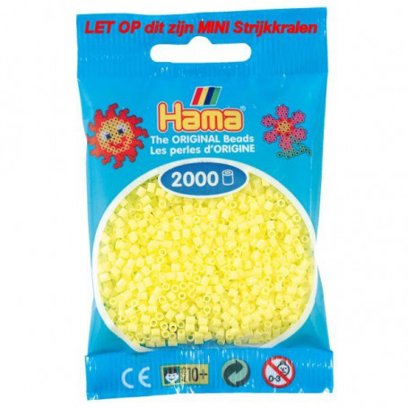 Hama mini beads color 43 Pastel Yellow
