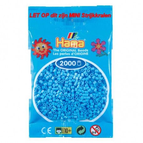 Hama mini beads color 46 Pastel Blue