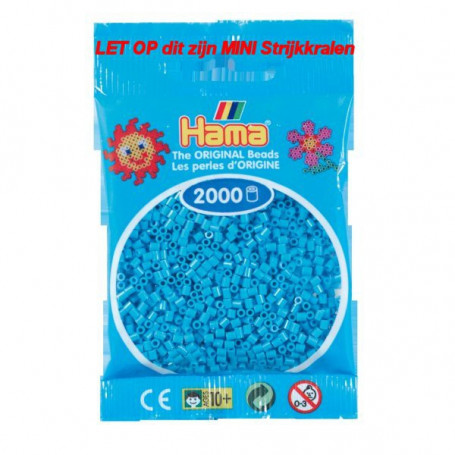 Hama mini beads color 49 Azure Blue