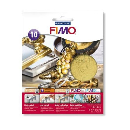 Fimo Leaf metal gold