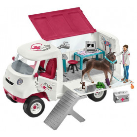 Schleich 42370 Mobile Vet with Hanovarian Foal